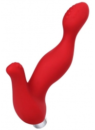 Красный силиконовый вибростимулятор простаты Proman - 12,5 см. - ToyFa - в Тамбове купить с доставкой