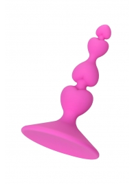 Розовая силиконовая анальная пробка Loverty - 8 см. - ToyFa в Тамбове Розовая силиконовая анальная пробка Loverty - 8 см. - ToyFa