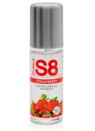 Смазка на водной основе S8 Flavored Lube со вкусом клубники - 125 мл. - Stimul8 - купить с доставкой в Тамбове Смазка на водной основе S8 Flavored Lube со вкусом клубники - 125 мл. - Stimul8 - купить с доставкой в Тамбове