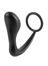 Эрекционное кольцо с анальной пробкой Ass-Gasm Cockring Plug - Pipedream - в Тамбове купить с доставкой