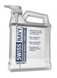 Канистра лубриканта Swiss Navy Water Based Lube на водной основе - 3,8 л. - Swiss navy - купить с доставкой в Тамбове