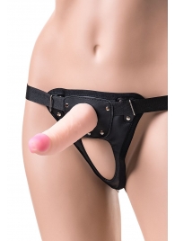 Телесный страпон на трусиках Realstick Jax - 17,9 см. - ToyFa - купить с доставкой в Тамбове