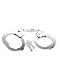 Металлические наручники Beginner s Metal Cuffs - Pipedream - купить с доставкой в Тамбове