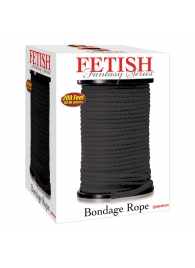 Черная веревка для связывания Bondage Rope - 60,9 м. - Pipedream - купить с доставкой в Тамбове