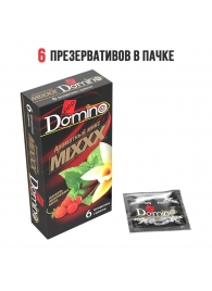 Ароматизированные презервативы DOMINO  Ароматный микс  - 6 шт. - Domino - купить с доставкой в Тамбове