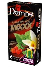 Ароматизированные презервативы DOMINO  Ароматный микс  - 6 шт. - Domino - купить с доставкой в Тамбове