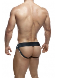 Черный мужской страпон DR. SKIN 6INCH HOLLOW STRAP ON - 16 см. - Blush Novelties - купить с доставкой в Тамбове