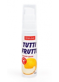 Гель-смазка Tutti-frutti со вкусом сочной дыни - 30 гр. - Биоритм - купить с доставкой в Тамбове