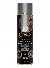 Лубрикант с ароматом шоколада JO GELATO DECADENT DOUBLE CHOCOLATE - 120 мл. - System JO - купить с доставкой в Тамбове