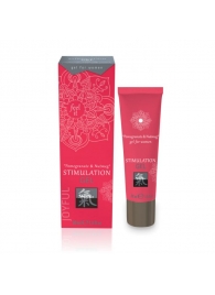 Возбуждающий интимный гель для двоих STIMULATION GEL Pomegranate   Nutmeg - 30 мл. - Shiatsu - купить с доставкой в Тамбове