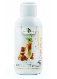 Интимный гель-смазка JUICY FRUIT с ароматом солёной карамели - 100 мл. - БиоМед - купить с доставкой в Тамбове