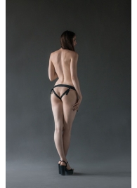 Черные трусики Better с анальной насадкой - 8 см. - Lola Games - купить с доставкой в Тамбове