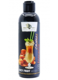 Интимный гель-смазка JUICY FRUIT с ароматом солёной карамели - 200 мл. - БиоМед - купить с доставкой в Тамбове