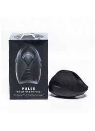 Черный инновационный мужской вибратор PULSE SOLO ESSENTIAL - Hot Octopuss - в Тамбове купить с доставкой