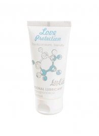 Увлажняющий лубрикант на водной основе Love Protection - 50 мл. - Lola Games - купить с доставкой в Тамбове