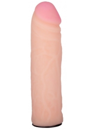 Пояс-трусики с насадкой Glamour Silver - 15,5 см. - LOVETOY (А-Полимер) - купить с доставкой в Тамбове