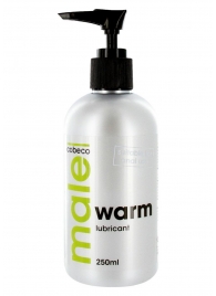 Лубрикант с согревающим эффектом MALE Cobeco Warm Lubricant - 250 мл. - Cobeco - купить с доставкой в Тамбове