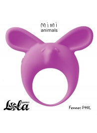Фиолетовое эрекционное кольцо Fennec Phil - Lola Games - в Тамбове купить с доставкой