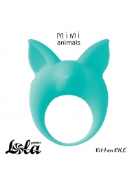 Зеленое эрекционное кольцо Kitten Kyle - Lola Games - в Тамбове купить с доставкой