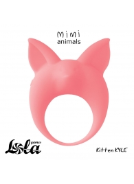 Оранжевое эрекционное кольцо Kitten Kyle - Lola Games - в Тамбове купить с доставкой