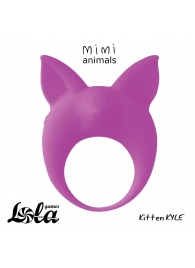 Фиолетовое эрекционное кольцо Kitten Kyle - Lola Games - в Тамбове купить с доставкой