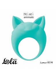 Зеленое эрекционное кольцо Lemur Remi - Lola Games - в Тамбове купить с доставкой
