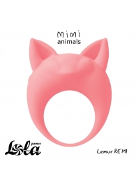 Оранжевое эрекционное кольцо Lemur Remi - Lola Games - в Тамбове купить с доставкой