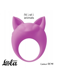 Фиолетовое эрекционное кольцо Lemur Remi - Lola Games - в Тамбове купить с доставкой