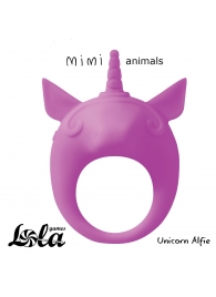 Фиолетовое эрекционное кольцо Unicorn Alfie - Lola Games - в Тамбове купить с доставкой