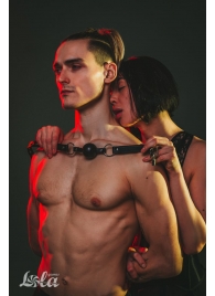 Черный кляп Love Addict на замочке - Lola Games - купить с доставкой в Тамбове