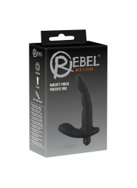 Черный вибромассажер простаты Naughty Finger Prostate Vibe - 13,8 см. - Orion - в Тамбове купить с доставкой