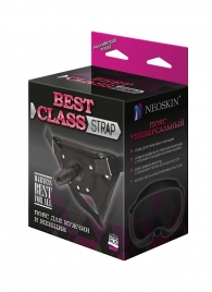 Черный пояс для насадок BEST CLASS STRAP - LOVETOY (А-Полимер) - купить с доставкой в Тамбове