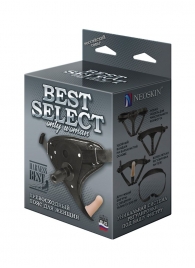 Пояс HARNESS BEST SELECT с вагинальной пробкой - LOVETOY (А-Полимер) - купить с доставкой в Тамбове