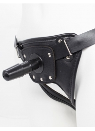 Черный пояс для насадок CLASS STRAP Restyling - LOVETOY (А-Полимер) - купить с доставкой в Тамбове