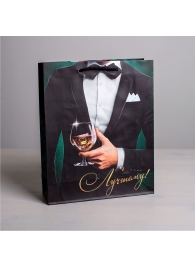 Бумажный пакет «Лучшему!» - 23 х 27 см. - Сима-Ленд - купить с доставкой в Тамбове