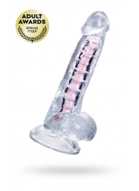 Прозрачный гибкий фаллоимитатор Paret - 18 см. - A-toys купить с доставкой в интернет-магазине Orgasmix в Тамбове Прозрачный гибкий фаллоимитатор Paret - 18 см. - A-toys