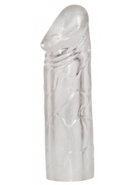 Удлиняющая насадка на пенис Mega Dick Sleeve Transparent - Orion - в Тамбове купить с доставкой