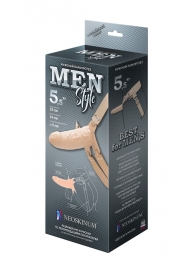 Телесный мужской парапротез MEN STYLE - 15 см. - LOVETOY (А-Полимер) - купить с доставкой в Тамбове