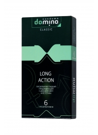 Презервативы с пролонгирующим эффектом DOMINO Classic Long action - 6 шт. - Domino - купить с доставкой в Тамбове