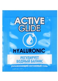 Лубрикант на водной основе Active Glide с гиалуроновой кислотой - 3 гр. - Биоритм - купить с доставкой в Тамбове