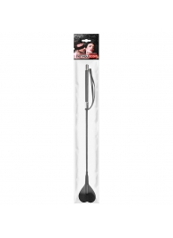 Черный стек с наконечником-сердечком - 54 см. - Notabu - купить с доставкой в Тамбове