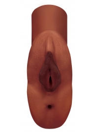 Коричневый мастурбатор Perfect Pussy Double Stroker - Pipedream - в Тамбове купить с доставкой