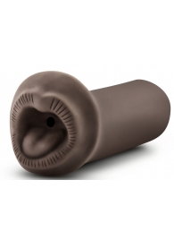 Коричневый мастурбатор-ротик Naughty Nicole - Blush Novelties - в Тамбове купить с доставкой