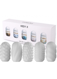 Набор из 5 мастурбаторов Hedy X5 Mixed - Svakom - в Тамбове купить с доставкой
