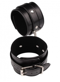 Черные оковы Classic Ankle Cuffs - Chisa - купить с доставкой в Тамбове