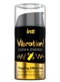 Жидкий интимный гель с эффектом вибрации Vibration! Vodka Energy - 15 мл. - INTT - купить с доставкой в Тамбове