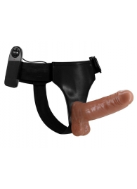 Страпон на трусиках с вибрацией Ultra Passionate Harness - 16 см. - Baile - купить с доставкой в Тамбове