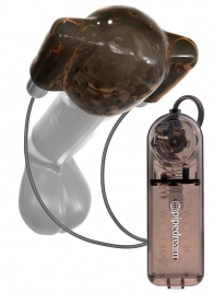 Дымчатый вибростимулятор головки пениса Dual Vibrating Head Teaser - Pipedream - в Тамбове купить с доставкой