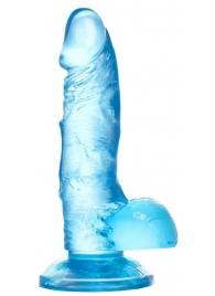 Голубой реалистичный фаллоимитатор Indy - 15,8 см. - A-toys купить с доставкой в интернет-магазине Orgasmix в Тамбове Голубой реалистичный фаллоимитатор Indy - 15,8 см. - A-toys