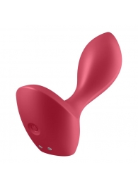 Красный вибромассажёр простаты Satisfyer Backdoor Lover - 14 см. - Satisfyer - в Тамбове купить с доставкой